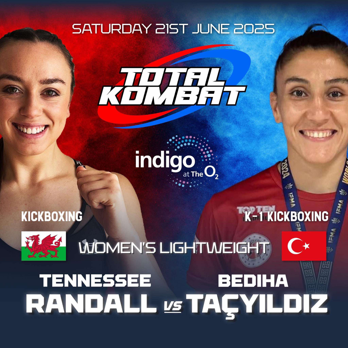 TOTAL KOMBAT - TENNESEE RANDALL 21ST JUNE